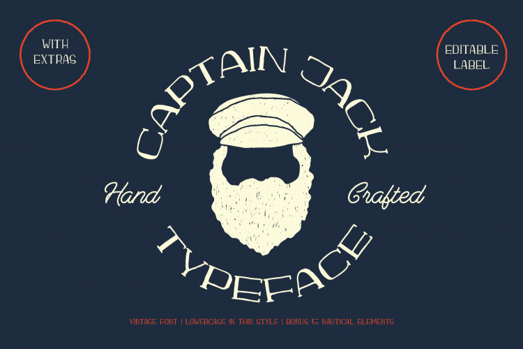 Western Font Captain Jack