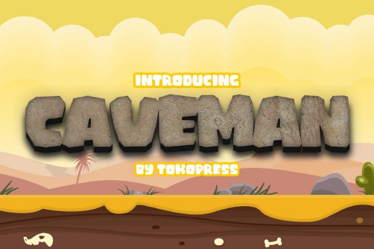 Gaming Font caveman