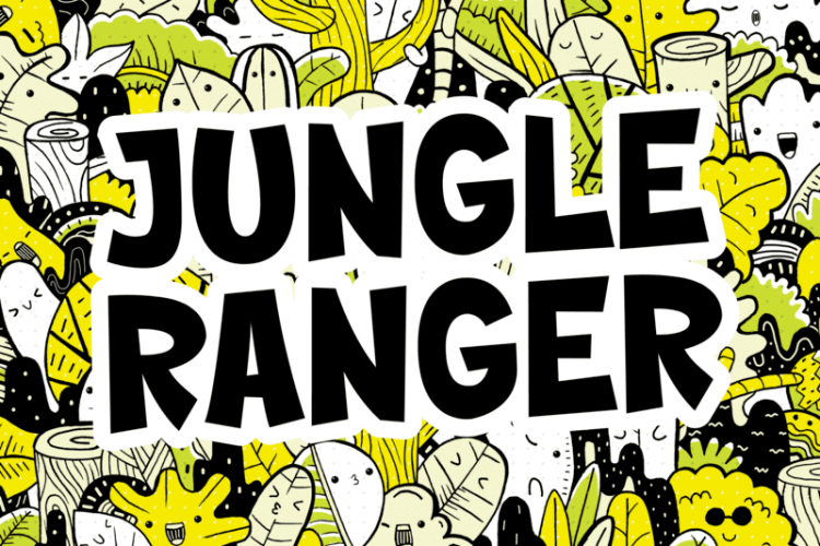 kids font jungle ranger