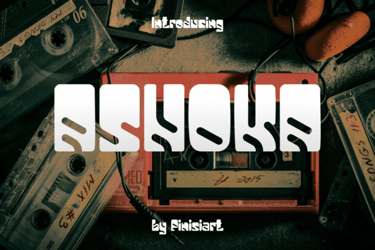 Retro Font Ashoka