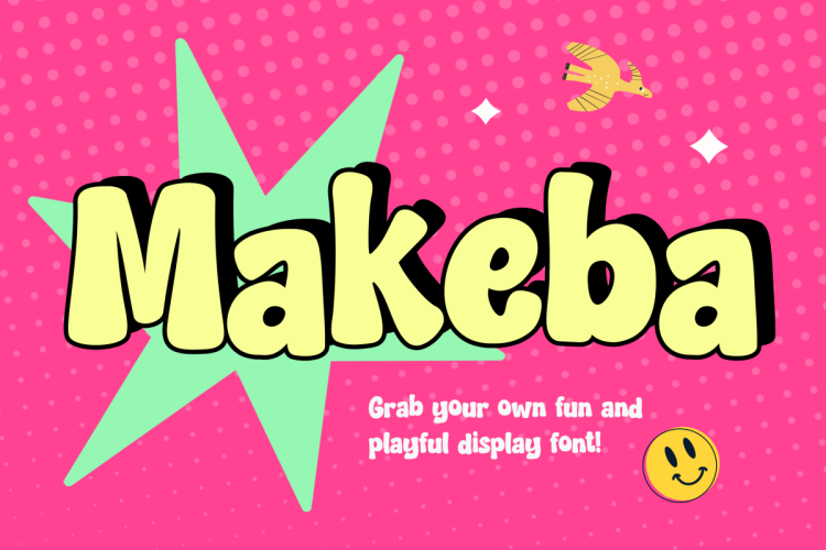 funny font makeba